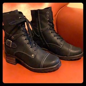 Taos Crave Urban Combat Boots Black 6/6.5M